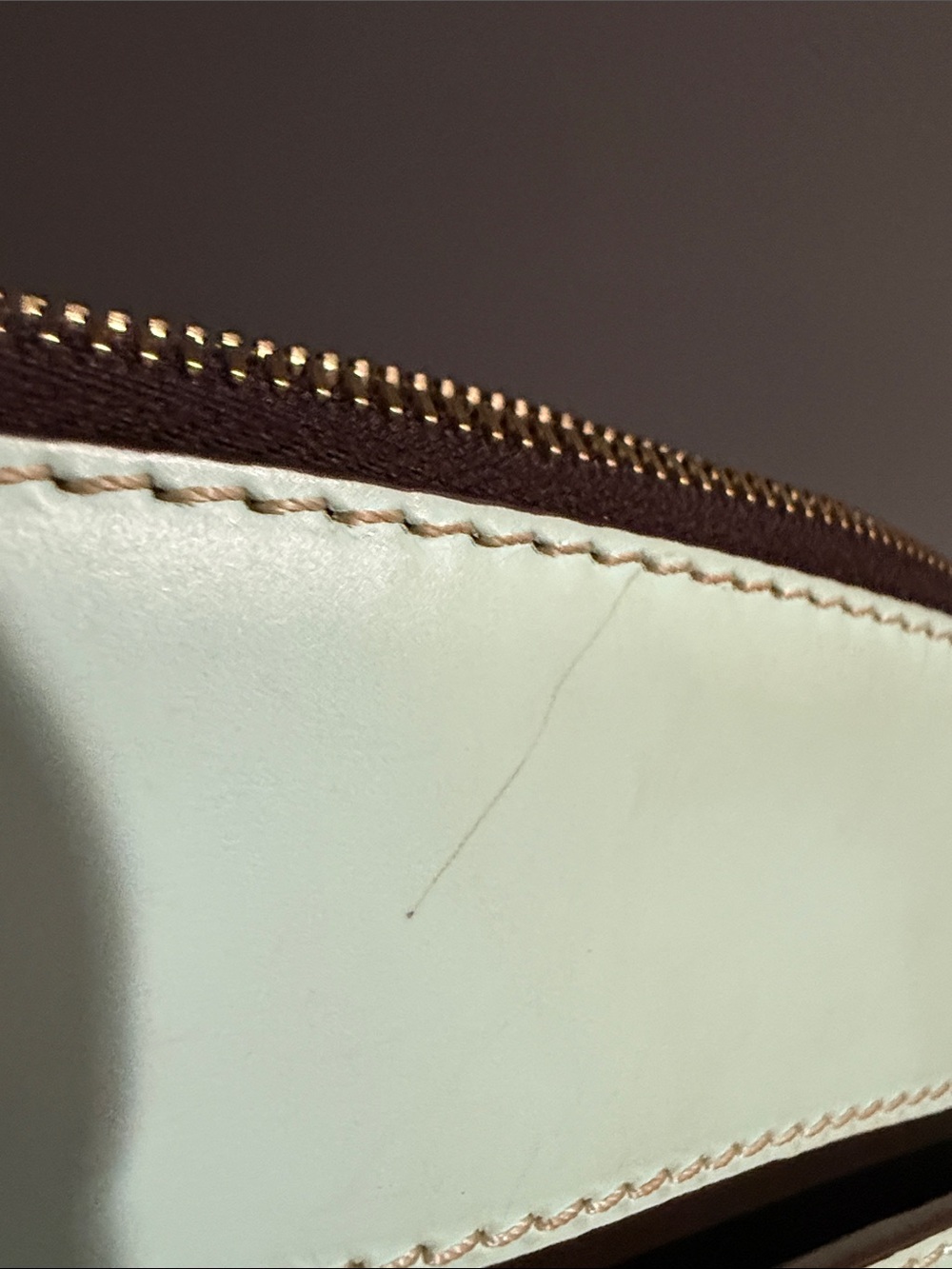 Dooney & Bourke Beacon Woven Domed Satchel in a pale blue/aqua and tan $295 - Picture 12 of 12